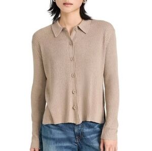 Splendid Cashmere Blend Georgie Polo Cardigan Sweater